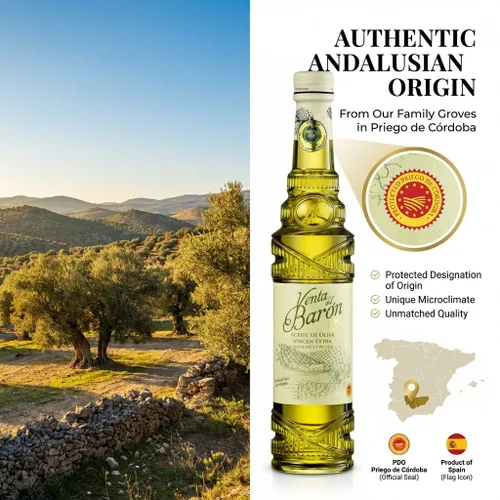 Vista 5 de aceite de oliva virgen extra prensado en frío, cosecha de 2013 y 2014, galardonado con EVOO, de Venta del barón