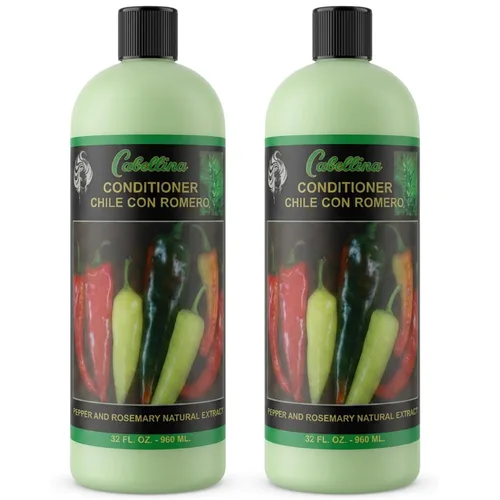 Vista 9 de Acondicionador de Chile con Romero, Acondicionador para prevenir la caída del cabello con extractos naturales, 960 ml, Botella 1 paquete