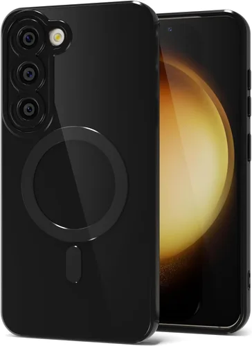 Vista 87 de Svanove Funda magnética de silicona para Samsung Galaxy S22, compatible con Magsafe, bonita funda para mujer, goma de gelatina brillante delgada