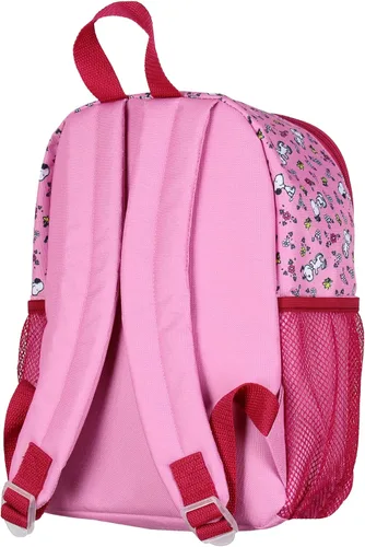 Vista 4 de INTIMO Peanuts Snoopy Woodstock Flower Character 3 PC Mini Mochila Caja de almuerzo Estuche para lápices