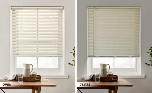 Vista 54 de LazBlinds Mini persianas de aluminio de 1" sin herramientas, sin necesidad de taladro, persianas sin cables para ventanas, persianas horizontales