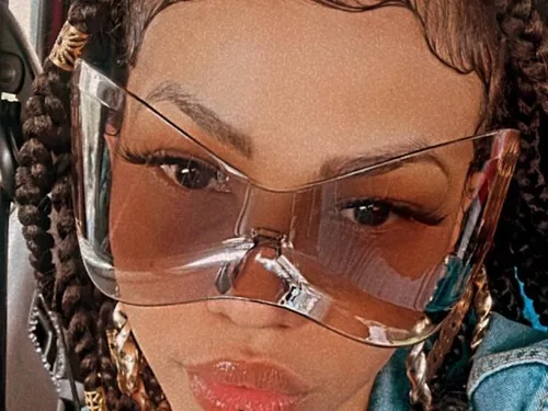 Vista 6 de Gizzutech Y2K - Lentes de sol para hombres y mujeres, gafas de sol futuristas envolventes, gafas de sol de gran tamaño con escudo alienígena