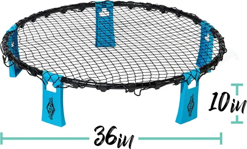Vista 3 de Conjuntos de juegos al aire libre Franklin Sports – PicklePop + Spyderball – Incluye redes, pelotas, palas + bolsas de transporte – Diversión