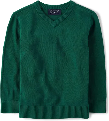 Vista 8 de The Children's Place Baby Boys' and Toddler Long Sleeve V-Neck Pullover Sweater