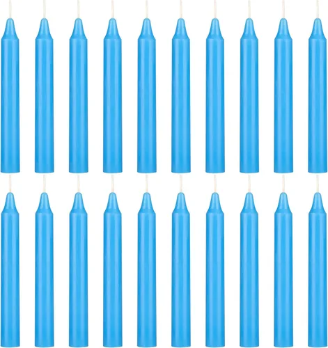 Vista 25 de Mega Candles Mini vela de hechizo con carillón cónico, 20 unidades, 4 x 1/2 Surtido