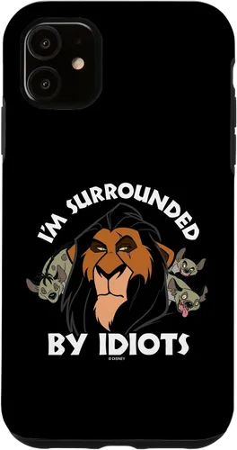 Vista 8 de Funda para iPhone 16 Disney The Lion King Scar I'm Surrounded By Idiots