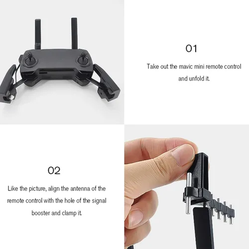 Vista 3 de Controlador remoto amplificador de señal amplificador de antena extensor para DJI Mavic 2 Mini Drone Accesorios