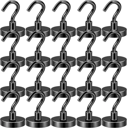 Vista 34 de DIYMAG - Ganchos magnéticos, 30 libras+ Imán fuerte 2026, ganchos esenciales para crucero, cabina, barco, resistentes, imanes fuertes