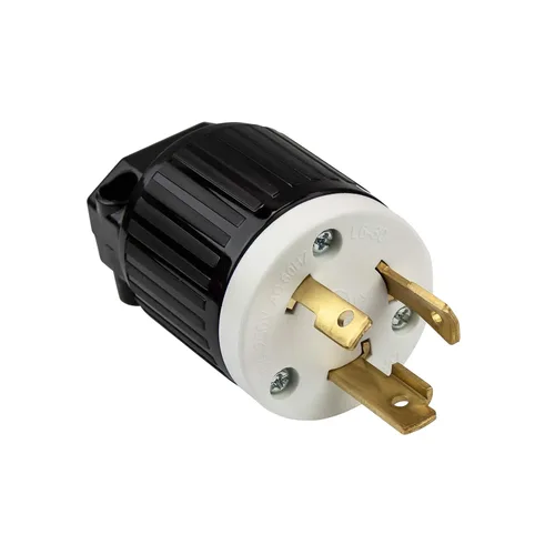 Vista 10 de ENERLITES NEMA L6-30R - Conector de bloqueo para generador, enchufe hembra de bloqueo giratorio, 30 amperios, 250 voltios, 2 polos, conexión a