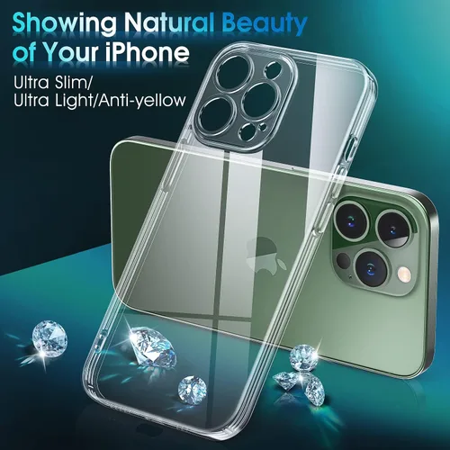 Vista 331 de Supdeal Funda cristalina transparente para iPhone 11, [No se amarillea] [Protección de la cámara] [Probado contra caídas de grado militar] Funda