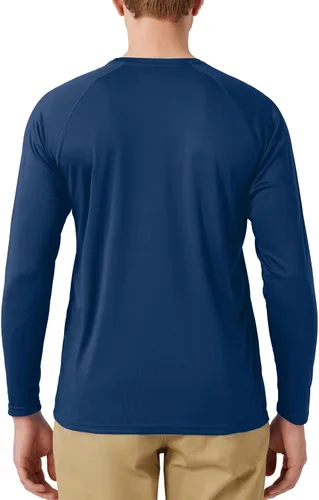 Vista 4 de SG Edge Men's Activewear Basic Outdoor Series Sun Protection Long Sleeve Quick Dry Shirt