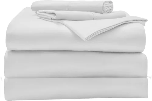 Vista 6 de Sábanas de tamaño Queen con cabezal dividido superior para cama ajustable, 800 hilos, 100% algodón egipcio, juego de ropa de cama de 4 piezas