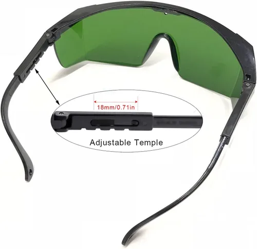Vista 3 de Para IPL 200nm-2000nm láser gafas de seguridad UV gafas protectoras láser depilación gafas protectoras 1Paquete