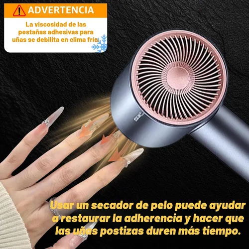 Vista 2 de Ivtor 10 hojas de pegatinas adhesivas de uñas impermeables y transpirables de gelatina, con pestañas adhesivas de doble cara para uñas postizas