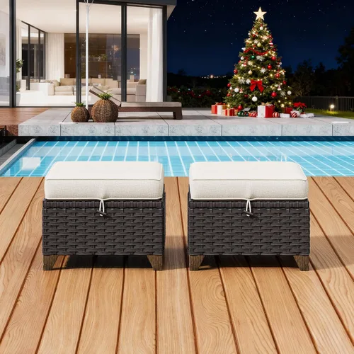 Vista 88 de Sofá de lujo para patio al aire libre de 3 plazas con mimbre de PE tejido a mano Azul