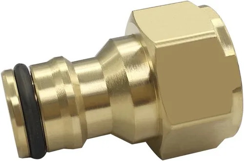 Vista 6 de Adaptador de lavadora a presión de latón 2PCS M22 hembra con conector rápido