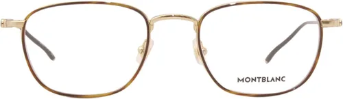 Vista 2 de Gafas de sol Montblanc MB 0161 O- 003 MarrónTransparente Dorado, Marrón Transparente Dorado