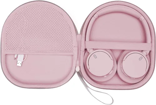 Vista 13 de XANAD Funda compatible con auriculares Sony WH-CH720N WH-CH520 con cancelación de ruido, color negro