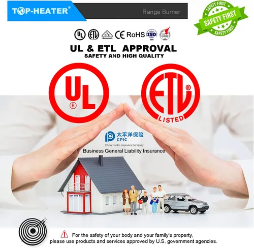 Vista 5 de Elemento de quemador eléctrico de 6 pulgadas B30X359 (235210) 1325W para GE Hotpoint RCA, elemento de superficie de bobina de estufa reemplazar