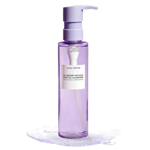 Vista 10 de Glow Recipe Blueberry Bounce - Jabón facial exfoliante de tamaño para viajar, limpiador facial espumante, desmaquillante y mascarilla clarificadora