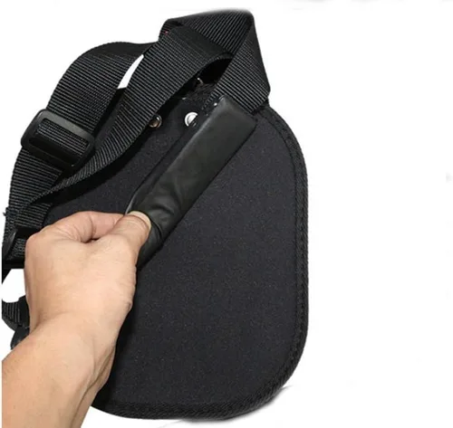 Vista 4 de Weed Eater Strap Weedeater Arnés – Recortadora de cuerda universal para un solo hombro – Protector de brazo de hombro – Arnés ajustable para césped