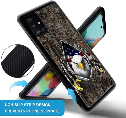 Vista 3 de DAIZAG Funda compatible con Samsung Galaxy A71 5G, protección completa, a prueba de golpes, antiarañazos, funda de poliuretano termoplástico