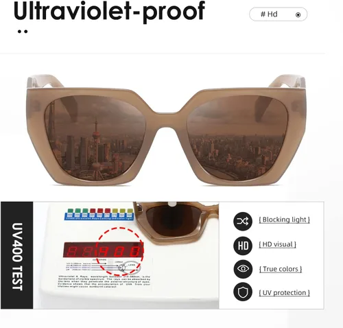 Vista 6 de kimorn Gafas de sol para mujeres y hombres de moda retro gafas de sol de moda K1354