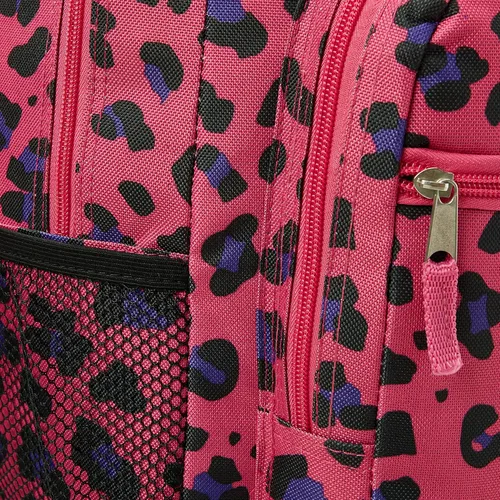 Vista 5 de Rockland, bolsa de viaje de 17 pulgadas, con ruedas., magenta (Magenta Leopard)), R01