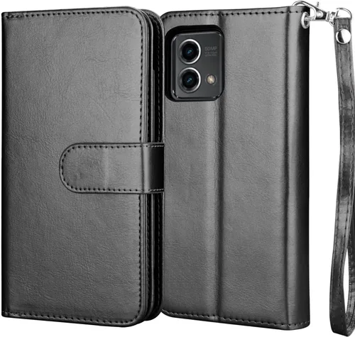 Vista 7 de Njjex Funda tipo cartera para Motorola Moto G Stylus 2023 5G, para Moto G Stylus 2023 5G, [9 ranuras para tarjetas] Funda de piel sintética
