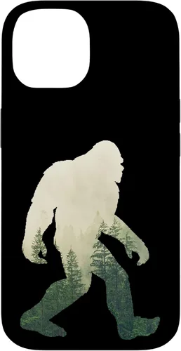 Vista 4 de Carcasa para iPhone X/XS, diseño de Sasquatch Yeti Nature