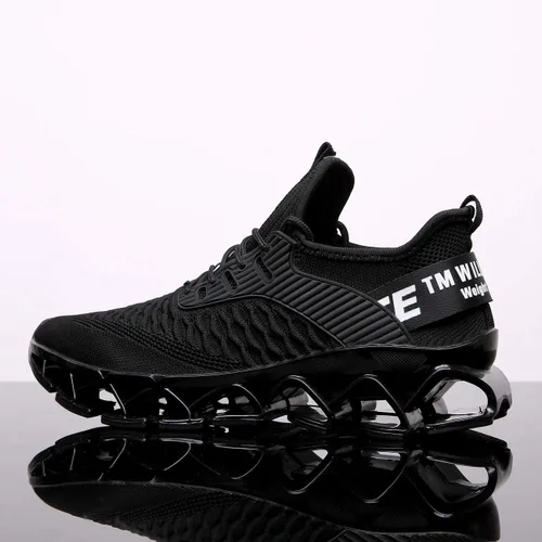 Vista 6 de Zapatos deportivos Chopben para correr tenis a la moda con red transpirable y suela suave antideslizante zapatos para caminar casuales y atléticos