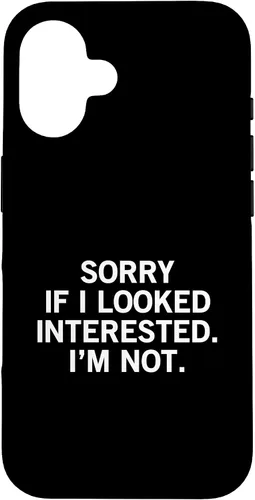 Vista 32 de Sorry If I Looked Interested I'm Not Funda para iPhone 17