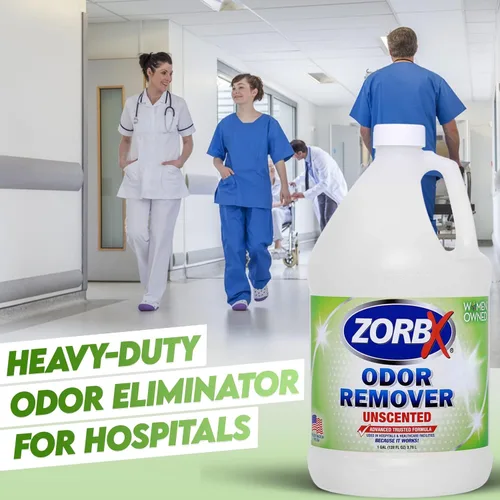 Vista 2 de ZORBX Paquete de aerosoles eliminadores de olores y solución de recarga, solución perfecta para olores funky y malos, paquete de desodorante