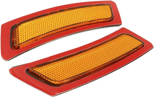 Vista 7 de Reflector de luces marcadoras laterales del parachoques delantero compatible con BMW F10/F11 Serie 5 528i 528ix 535i 550i 2011-2016 (lente ámbar)