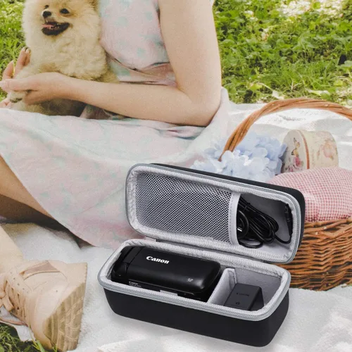 Vista 4 de Aproca Funda compatible con kimire/ZYDIIE/Suttie/Canon VIXIA HF R800 R700 Grabadora de cámara digital, bolsa de almacenamiento portátil