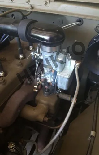 Vista 2 de Carter WO Carburador Marca NUEVO Para (A1223) willys MB CJ2a Ford GPW Army jeep 539 2.2L 2197CC 134Pul. cúb. l4 GAS L-HEAD de aspiración natural.