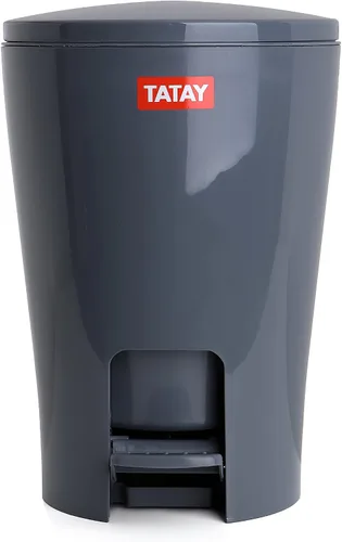 Vista 3 de TATAY Diábolo Diabolo - Papelera de baño, tamaño único, color gris