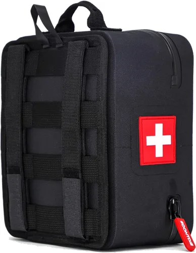 Vista 3 de Uncharted Supply Co. Kit de emergencia impermeable de primeros auxilios Plus con respaldo desmontable MOLLE, equipo de supervivencia al aire libre