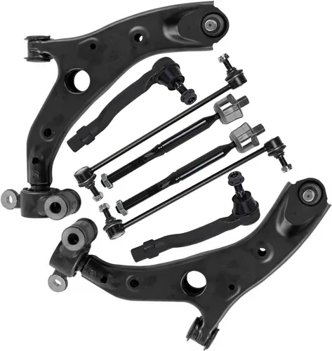 Vista 85 de Detroit Axle - Kit de brazos de control de extremo de 8 piezas para Toyota 2001-2003 Highlander 2002-2003 Camry Lexus ES300, 2 conjuntos de brazos