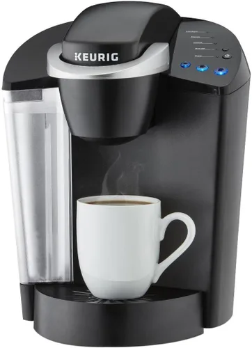 Vista 2 de Nostalgia Horno microondas retro para encimera, grande, 800 W, 0.9 pies cúbicos, 12 cápsulas de cocción preprogramadas y Keurig K-Classic, cafetera