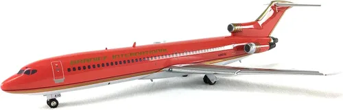 Vista 2 de A bordo 200 Braniff Ultra Rojo/Oro Boeing 727-200 Avión Modelo Miniatura Diecast 1:200 Parte # A012-IF722009