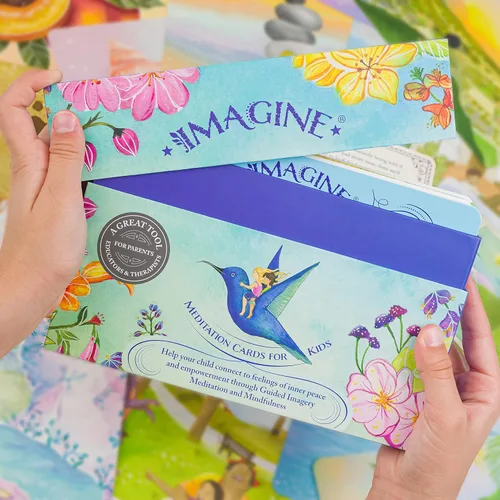 Vista 4 de Imagine Tarjetas de meditación + paquete de kit