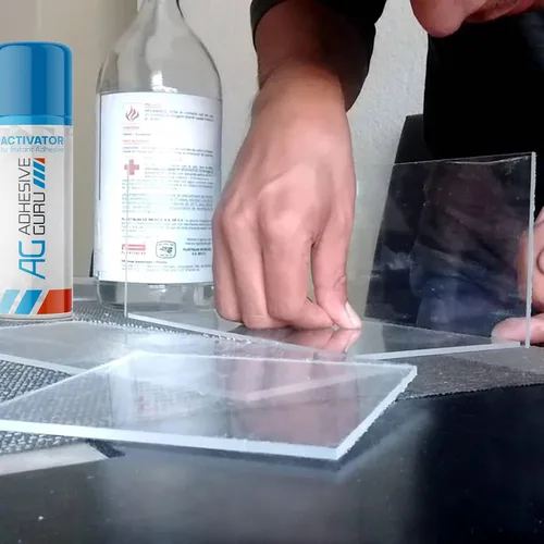 Vista 4 de Adhesive Guru CA Glue Accelerator Spray (2 x 6.75 onzas líquidas) Activador de aerosol para súper pegamentos – No es un pegamento por sí mismo