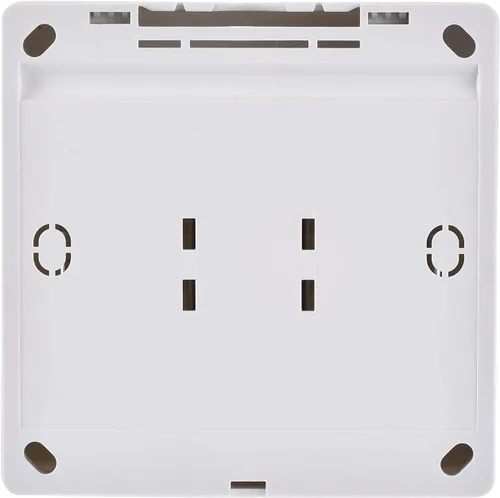 Vista 4 de uxcell Interruptor de liberación de botón de salida para puerta Sistema de control de acceso Panel de PC 3.386 inx3.386 in 12V 3A Blanco 4 unids