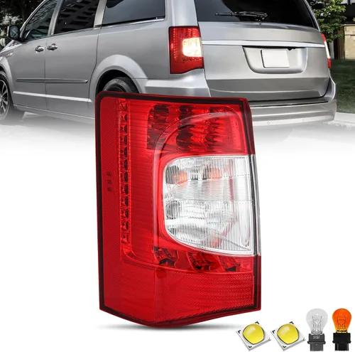 Vista 10 de Nilight Conjunto de faros delanteros para 2011 2012 2013 2014 2015 2016 2017 2018 2019 Dodge Grand Caravan 2008-2016 Chrysler Town & Country