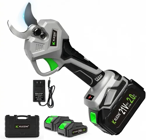 Vista 8 de Electric Pruning Shears 1inch Cutting Diameter, 16.8V Professional Cordless Battery Powered Tree Branch Pruner with 2000mAh Batteries for Branch