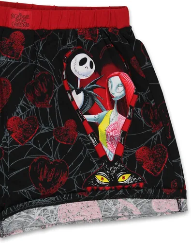 Vista 7 de Nightmare Before Christmas Jack and Sally - Calzoncillos tipo bóxer para hombre Negro