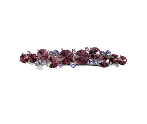Vista 20 de Faship AB Premium Rhinestone Crystal Floral Pequeño Pasador De Pelo Clip