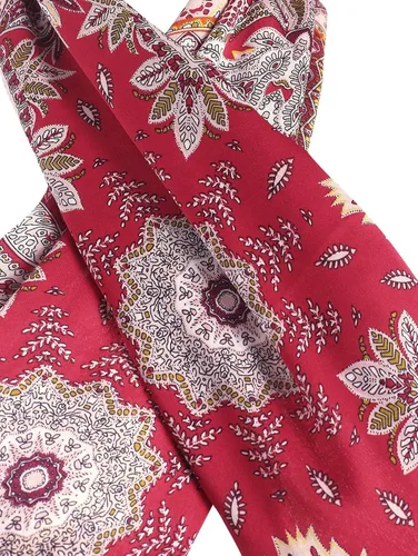 Vista 5 de ZAFUL - Ombliguera cruzada acanalada para mujer camiseta corta sin mangas con diseño fruncido, con lazos y estampado cruzado