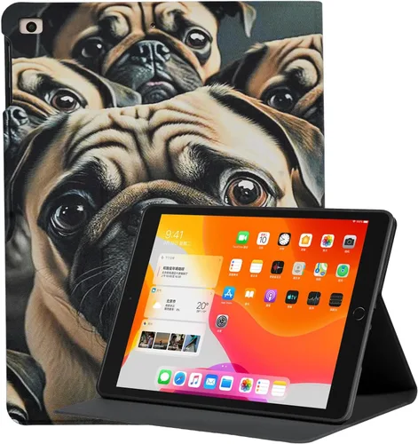 Vista 10 de Funda giratoria para iPad 6ª 5ª generación de 9.7 pulgadas, modelo 2018/2017, piel sintética ligera, con soporte protector giratorio de 360 grados